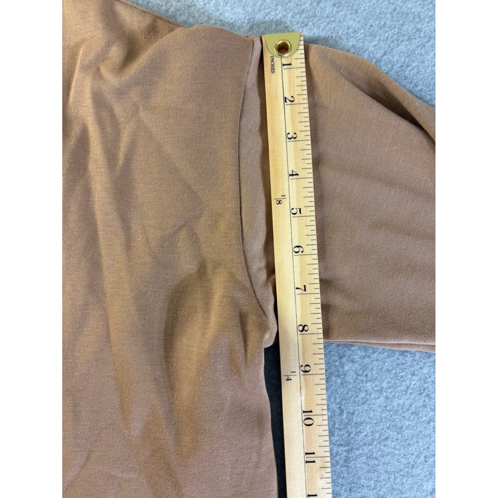Yellow Cabbage Hustle Hard Bear Cropped Hoodie Brown Medium YT4603 Streetwear - Picture 7 of 9